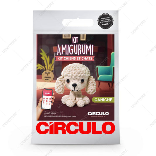 KIT AMIGURUMI CANICHE
