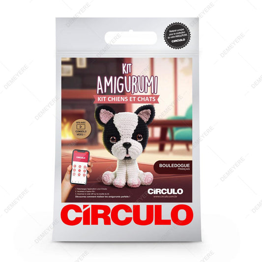 KIT AMIGURUMI BOULEDOGUE
