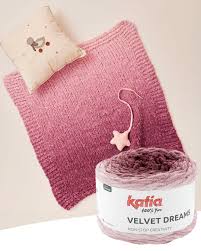 Fil chenille degradé Katia Velvet Dreams nu