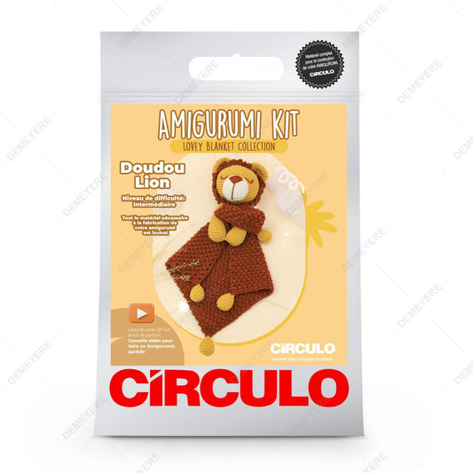 KIT DOUDOU CROCHET LION