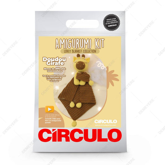 KIT DOUDOU CROCHET GIRAFE