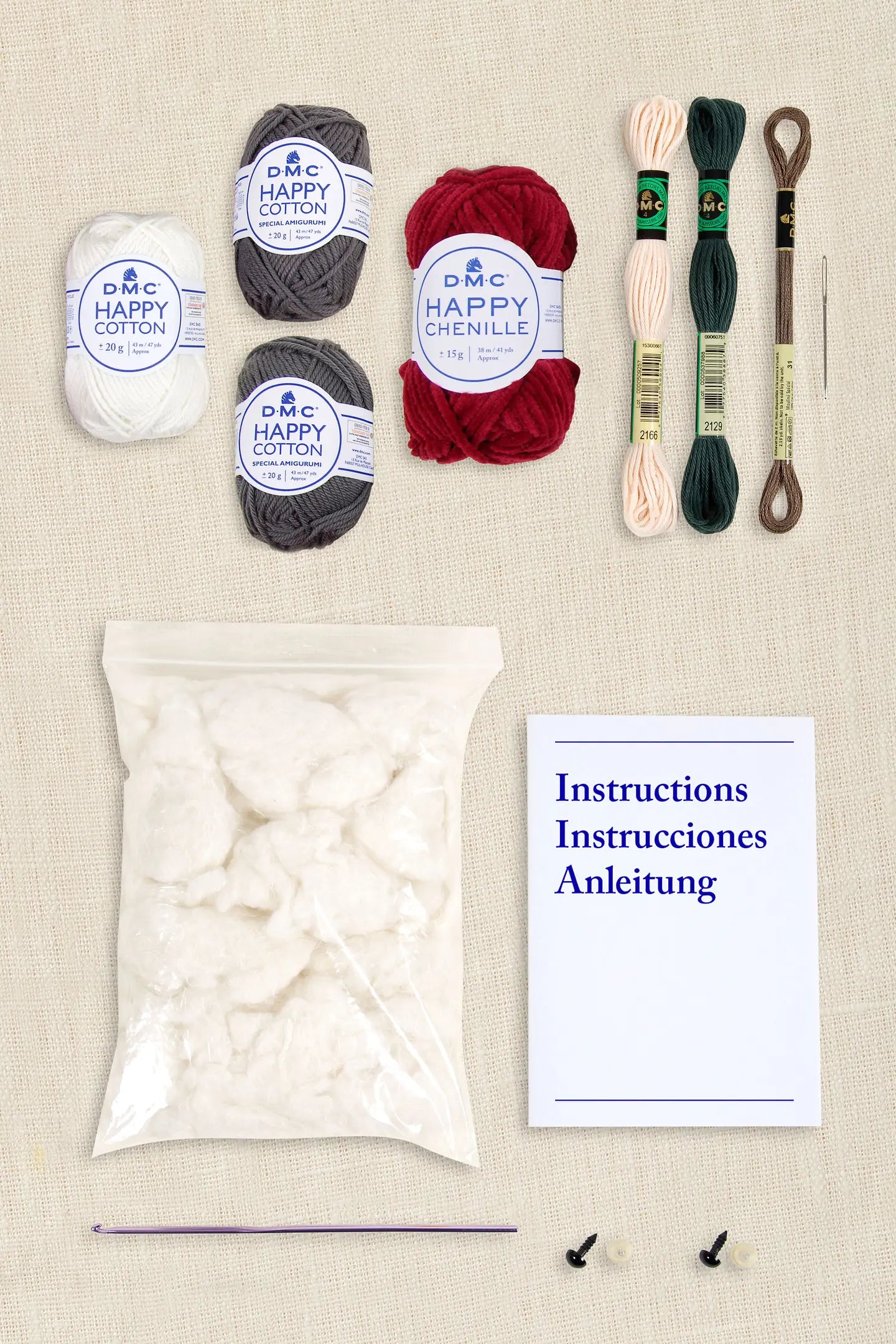KIT CROCHET Ecureuil gourmand par Joanna Hatley