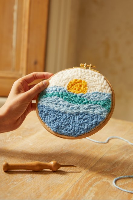 KIT PUNCH NEEDLE - DOUCEUR MARINE