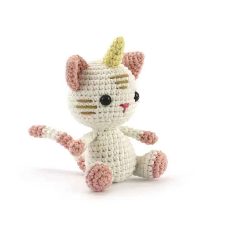 KIT CROCHET CHAT-LICORNE 150 mm