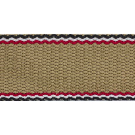 Sangle 30 mm polyester coton tricolore