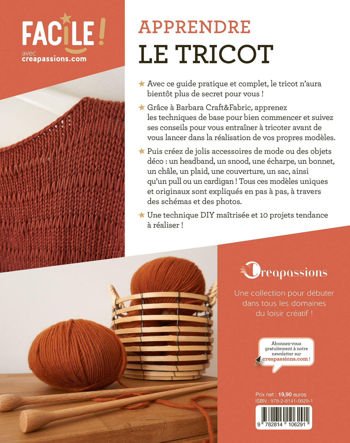 Livre Créapassions - Apprendre le tricot