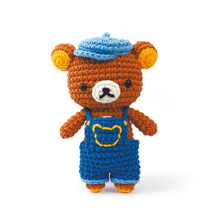 KIT AMIGURUMI RILAKKUMA SALOPETTE