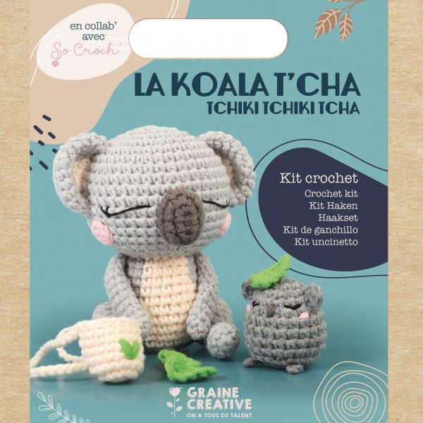 DIY - KIT AMIGURUMI KOALA 125 mm