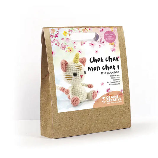 KIT CROCHET CHAT-LICORNE 150 mm