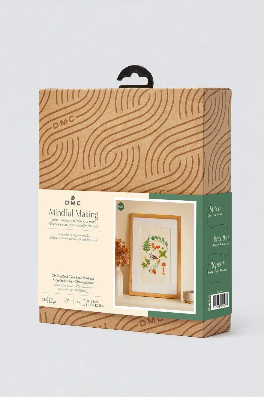 KIT BRODERIE POINT DE CROIX - CHEMIN FORESTIER