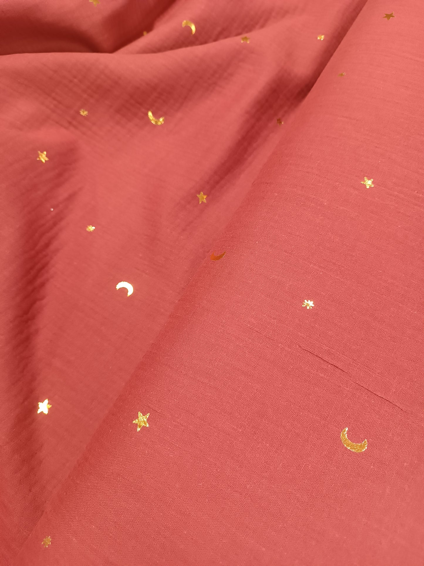 Double gaze star and moon Terracotta