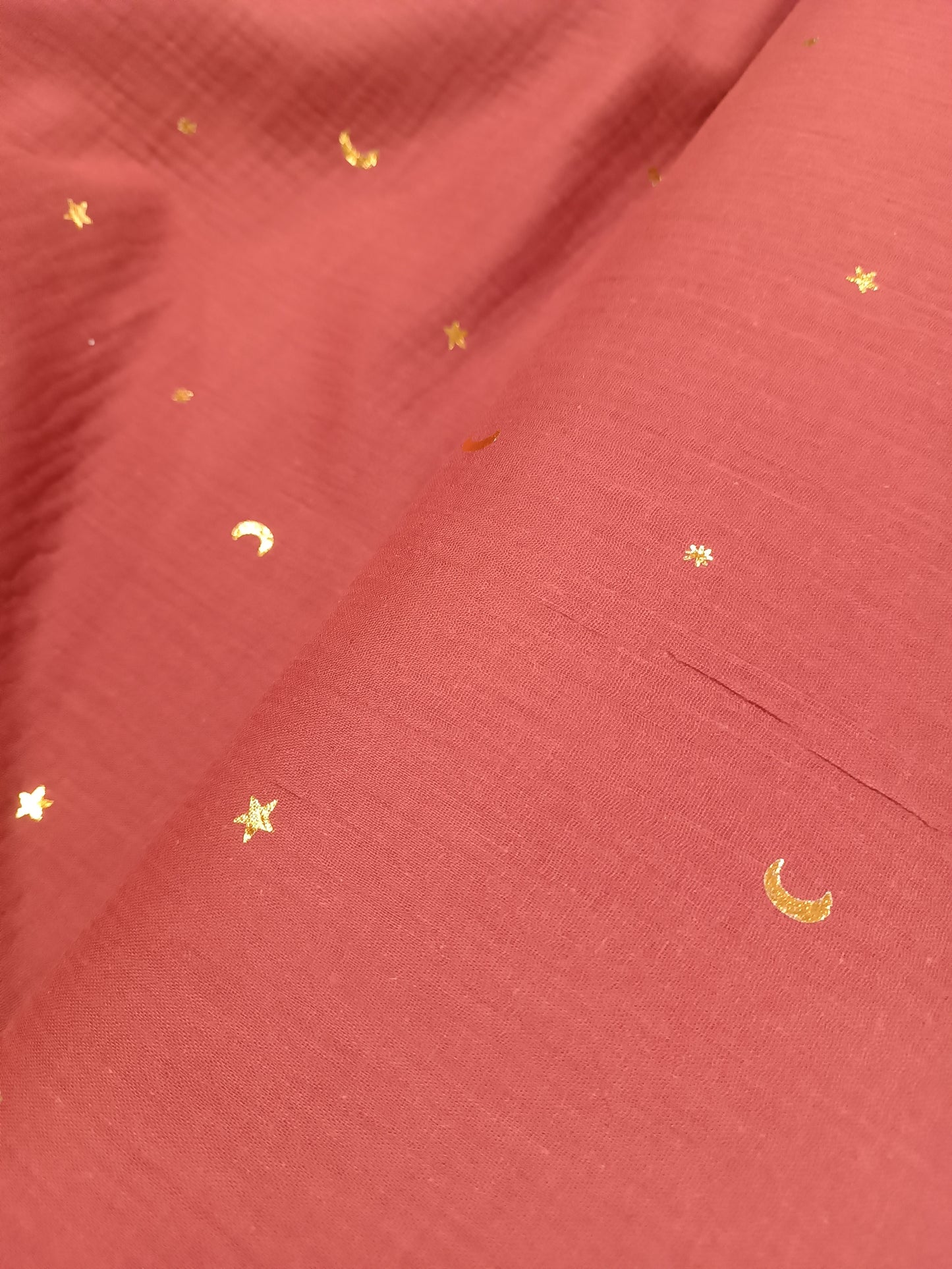 Double gaze star and moon Terracotta