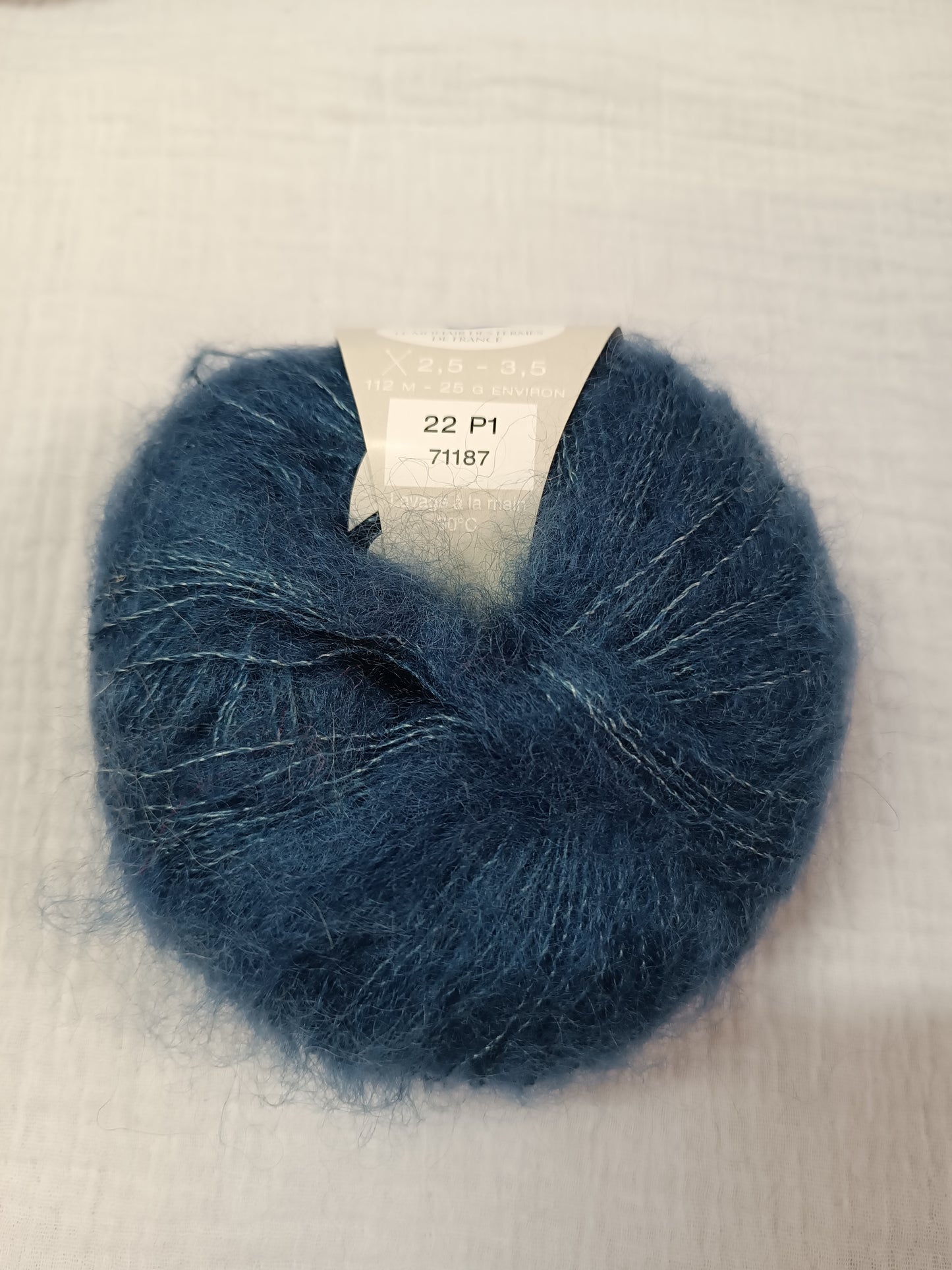 71187 Mohair et soie Arctique