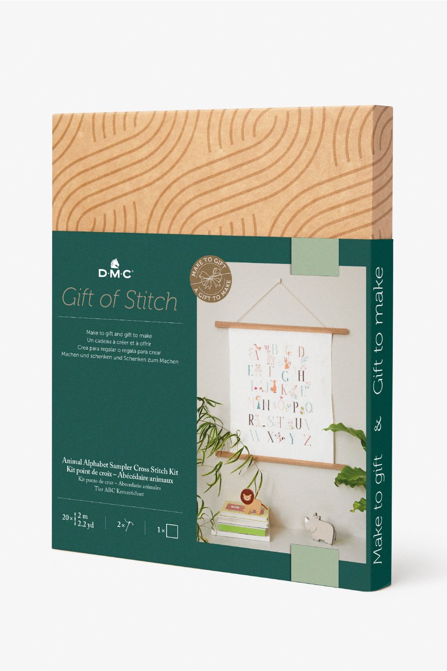 KIT POINT DE CROIX - ABÉCÉDAIRE ANIMAUX