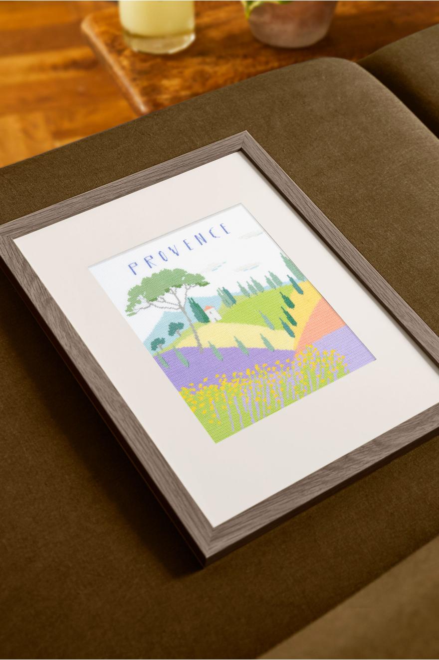 KIT POINT DE CROIX PROVENCE PAR NATHALIE WEINZAEPFLEN