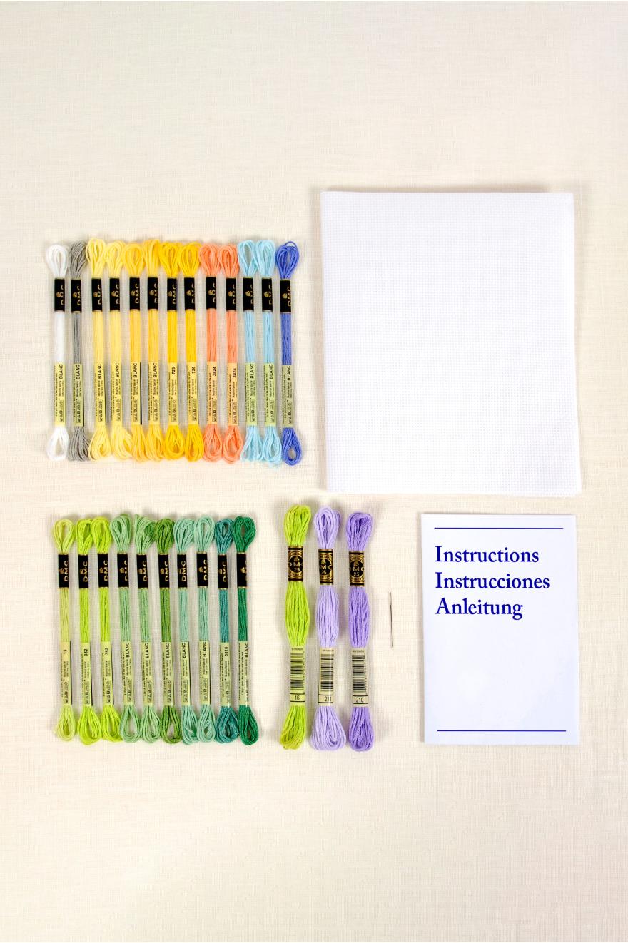 KIT POINT DE CROIX PROVENCE PAR NATHALIE WEINZAEPFLEN