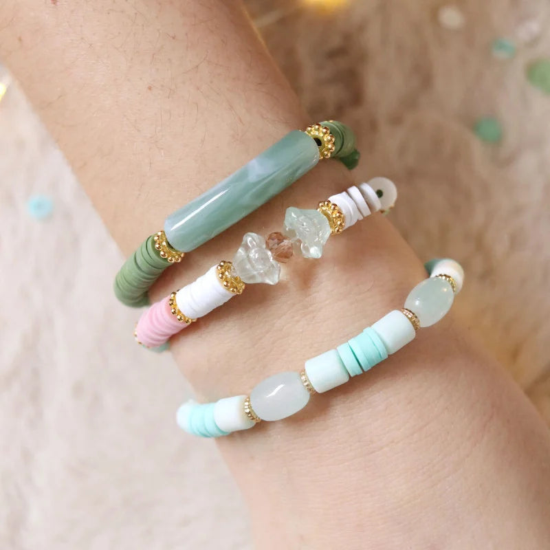 MÉLANGE DE PERLES HEISHI ET DE BRELOQUES - OSLO