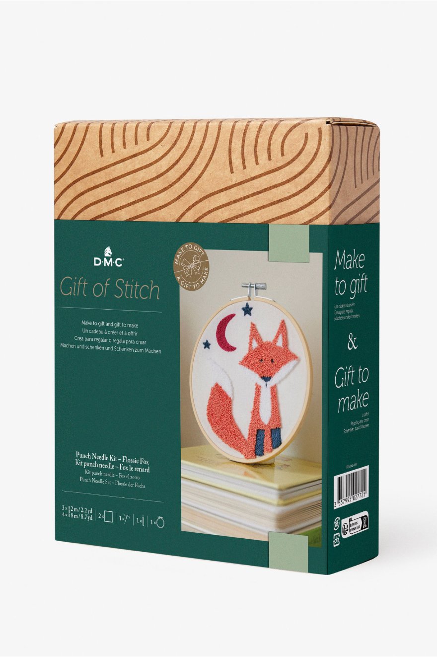 KIT PUNCH NEEDLE - FOX LE RENARD - GIFT OF STITCH