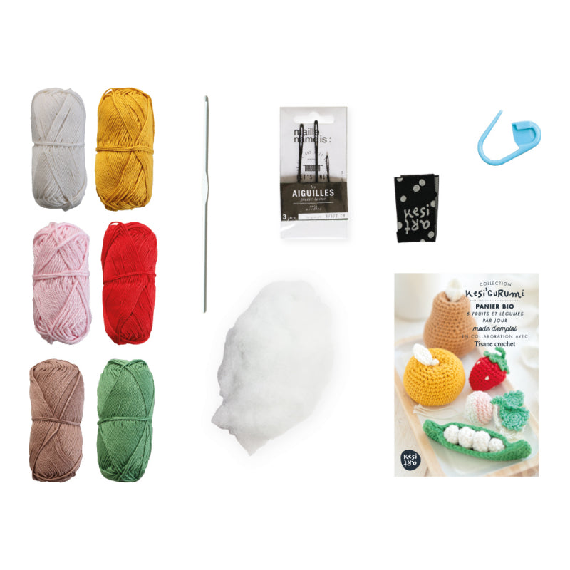 KIT Crochet Dinette - 5 fruits et légumes par jour
