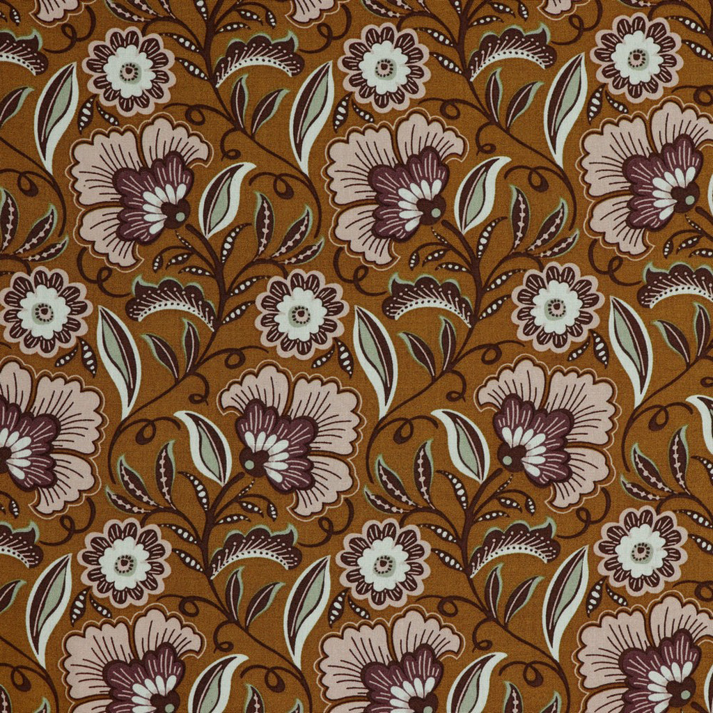 Viscose flower camel