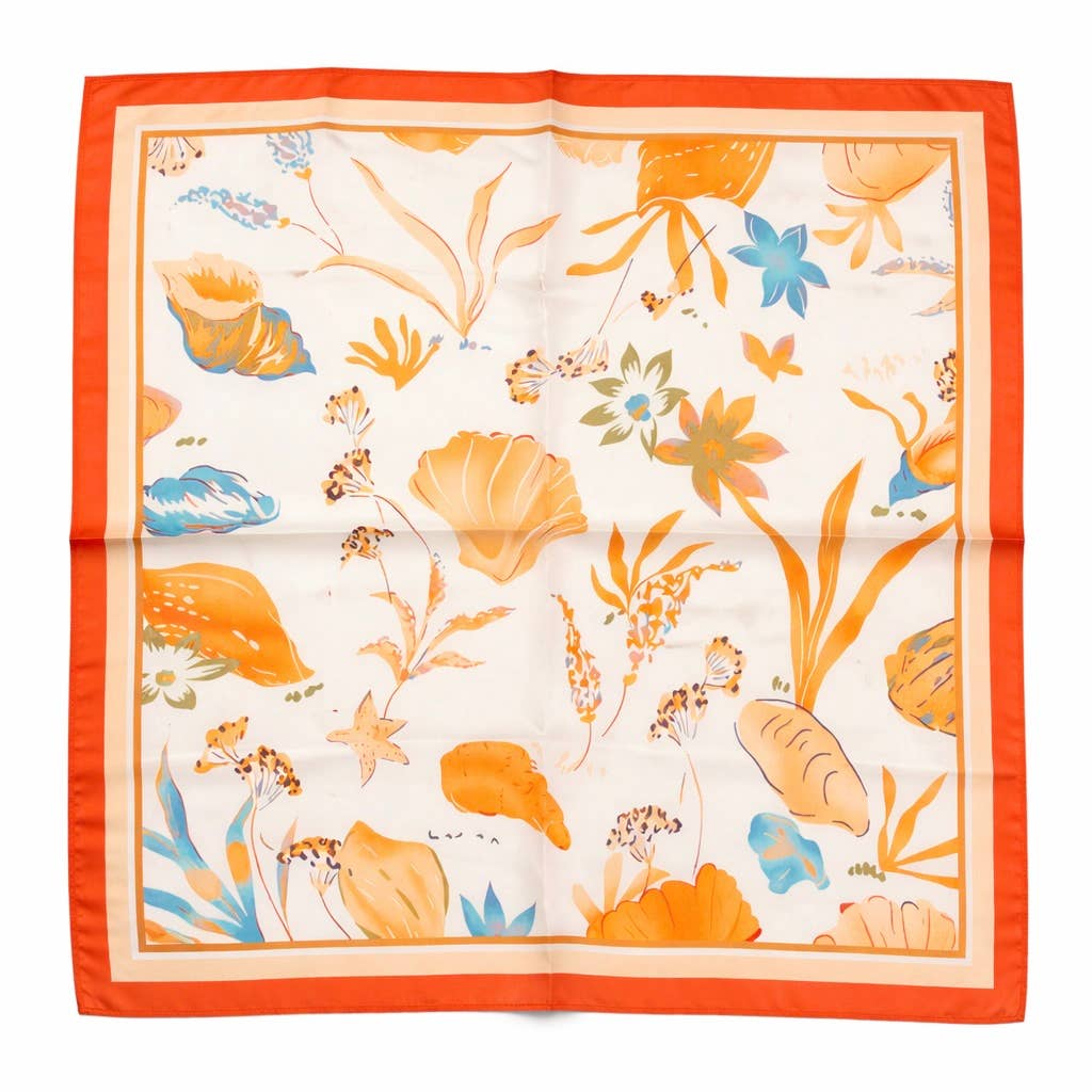 Foulard à motif 65 X 65 CM FL348DF: Fuchsia / 100% Polyester