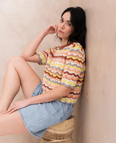 N°273 : Femme Tricot Plein Ete