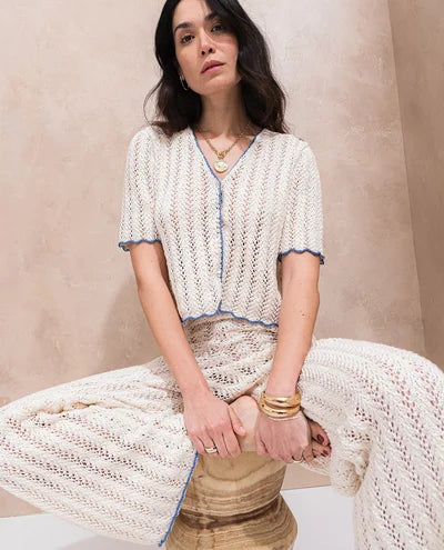 N°273 : Femme Tricot Plein Ete