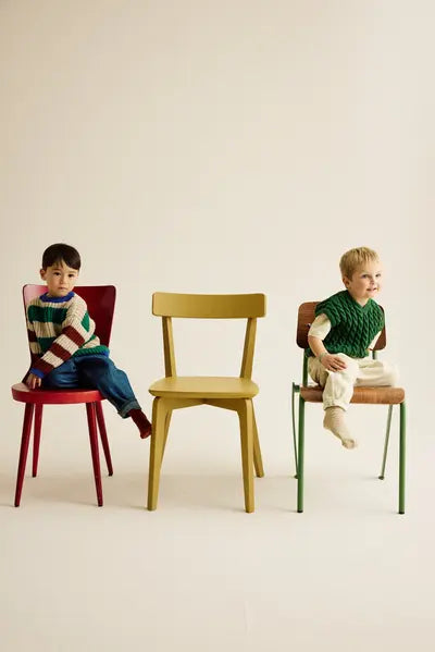 N°278 : Enfants Tricot Fils Piliers