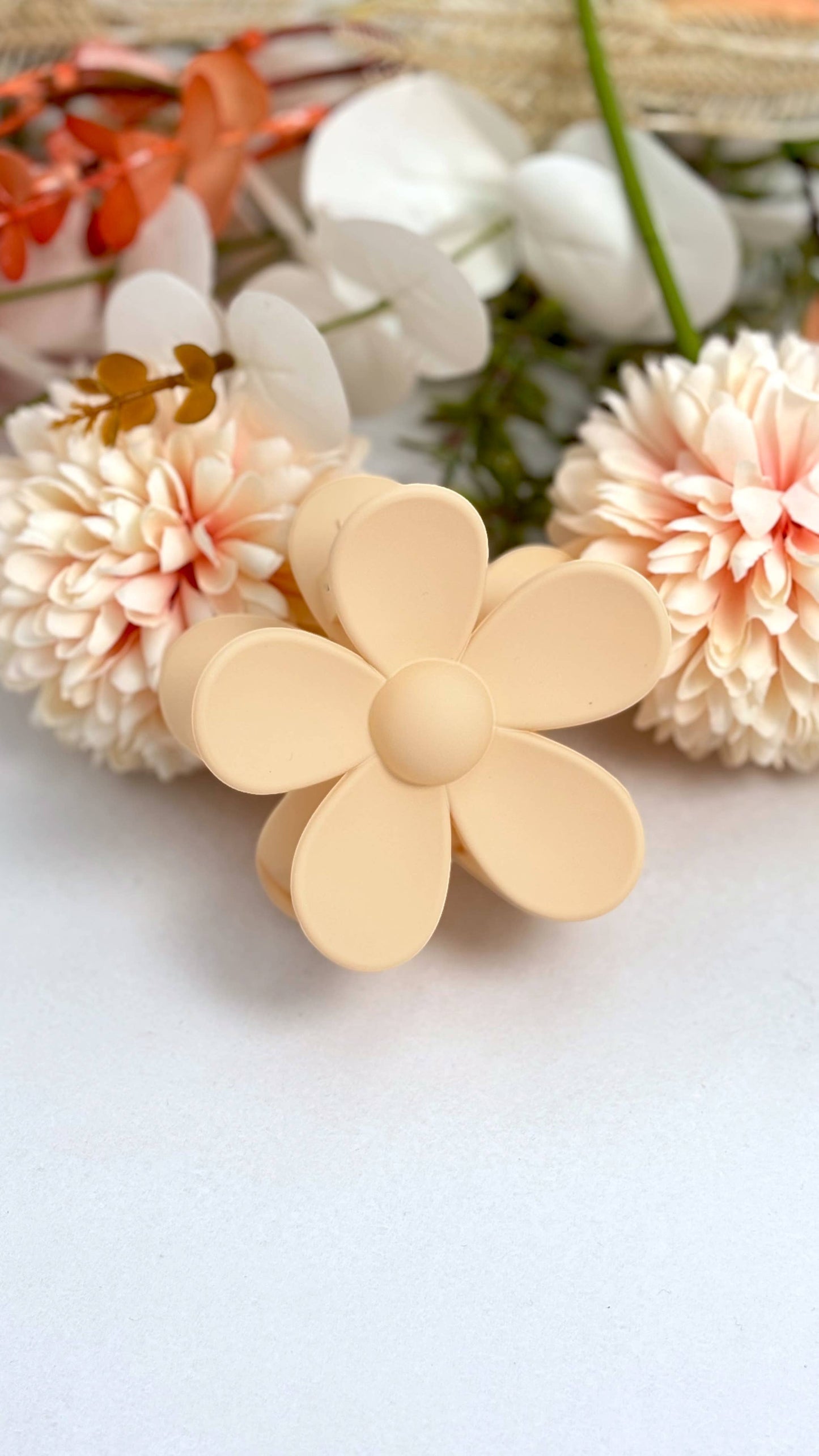 Pince à cheveux en forme de fleur YH19: Rose / Synthétique