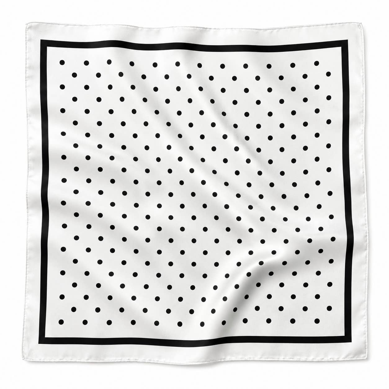 Foulard à motif 70 x 70 cm FL56: Rouge / 100% POLYESTER