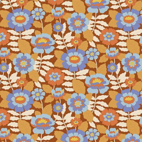 Tissu Tilda Wallflower beverly caramel