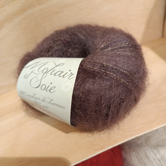 71347 Mohair et soie Amethyst