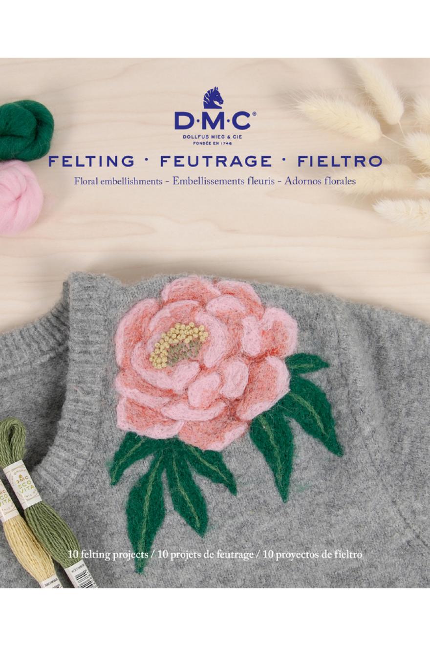 Book feutrage embellissement fleuris