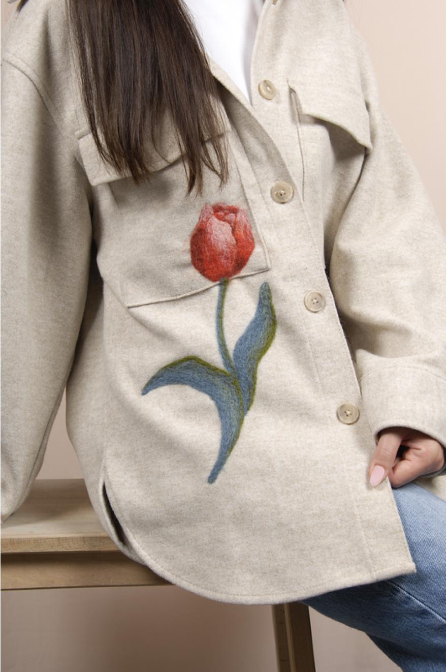 Book feutrage embellissement fleuris