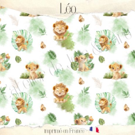 Tissu de L'atelier de Jess & Caro coton imprimé - leo