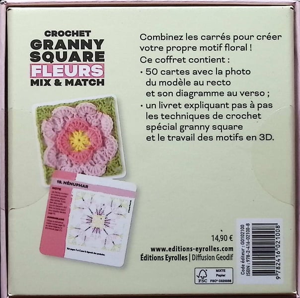 Crochet granny square fleurs mix & match : 50 modèles à combiner