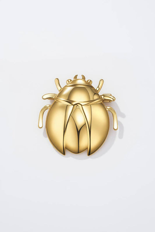 Broche en acier inoxydable BHYRX113: Or / 100% Acier inoxydable