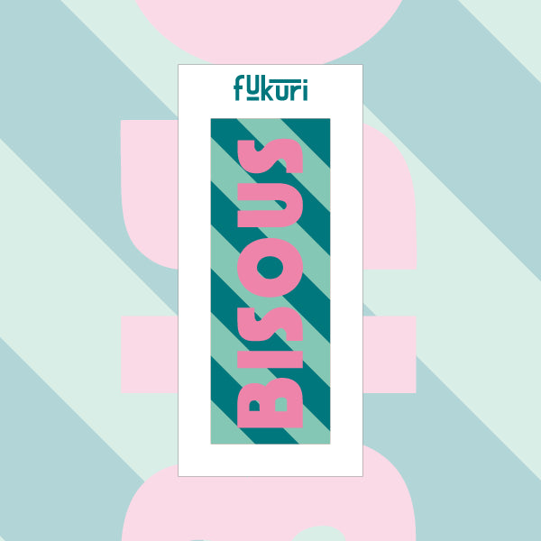 Kit Canevas - DIY -  marque-page Bisous