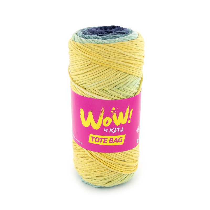 WOW-Tote Bag Fil en coton multicolore