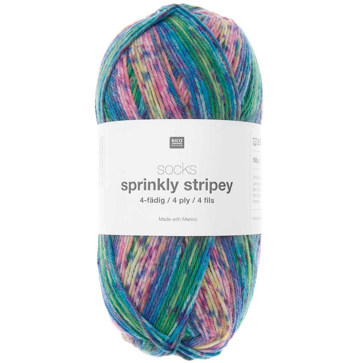 Socks Sprinkly Stripey 4 fils