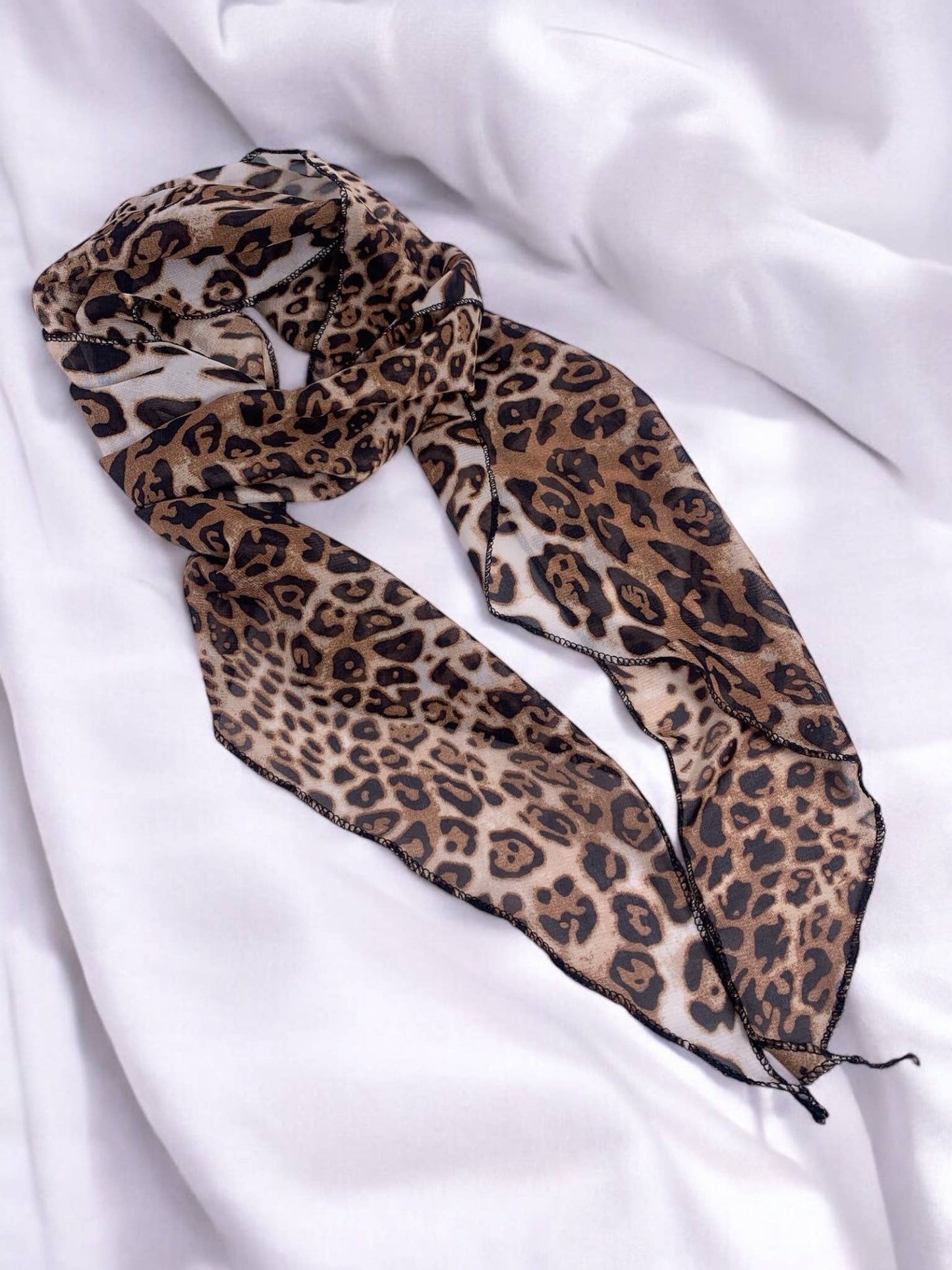 Foulard à motifs FL13: Marron