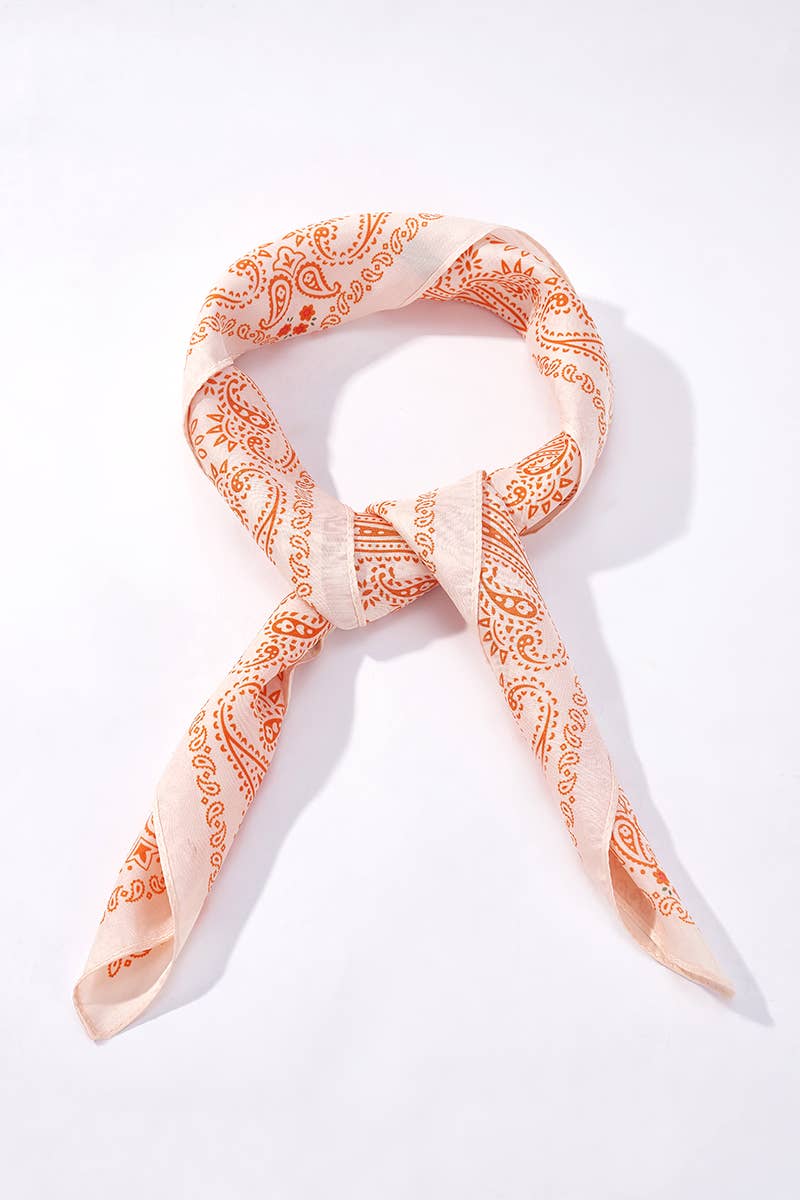 Foulard à motif 65 X 65 CM FL506DF: Rouge / 100% Polyester