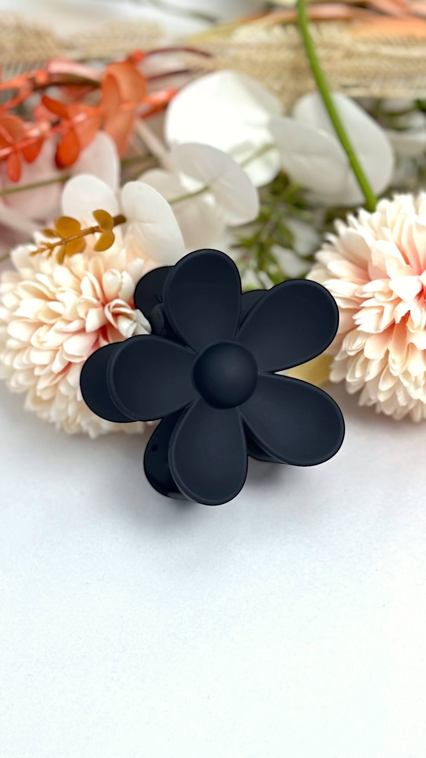 Pince à cheveux en forme de fleur YH19: Jaune / Synthétique