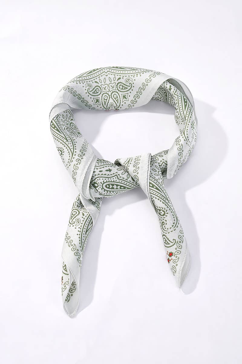 Foulard à motif 65 X 65 CM FL506DF: Rouge / 100% Polyester
