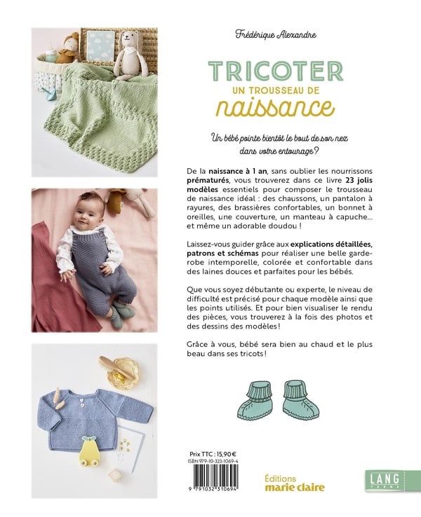 Tricoter un trousseau de naissance : 23 modèles de tricot pour préparer l'arrivée de bébé
