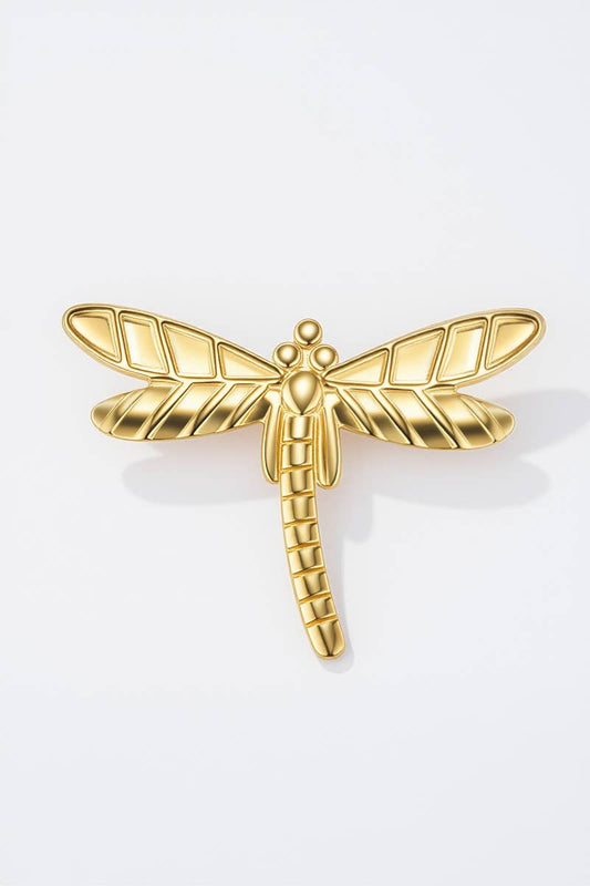 Broche en acier inoxydable BHYRX107: Or / 100% Acier inoxydable