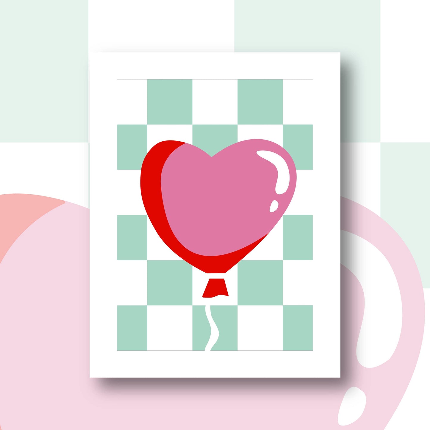 Kit Canevas - DIY - Ballon coeur