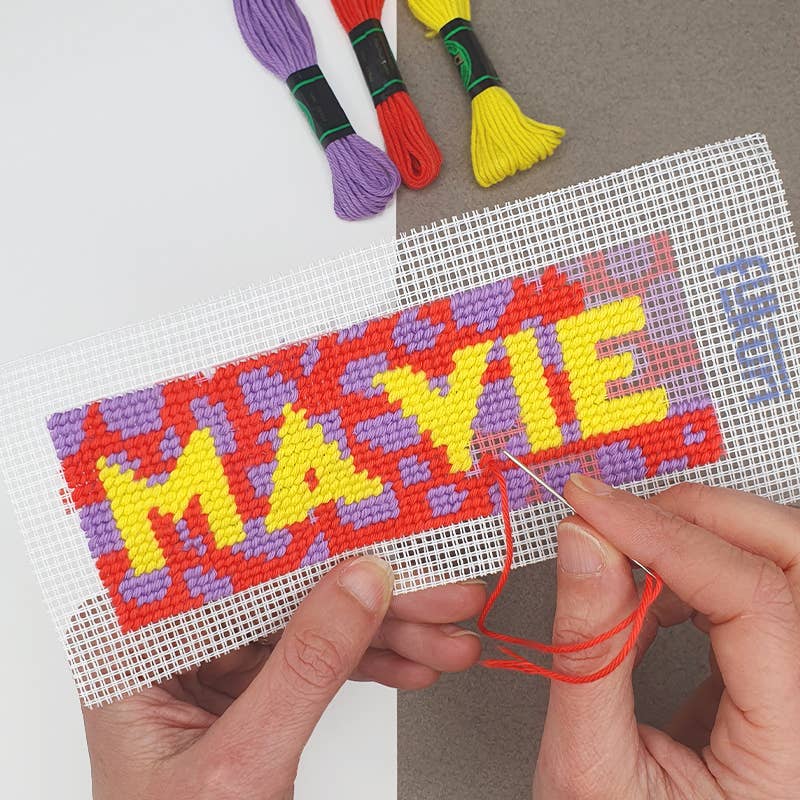 Kit Canevas - DIY -  marque-page Ma vie