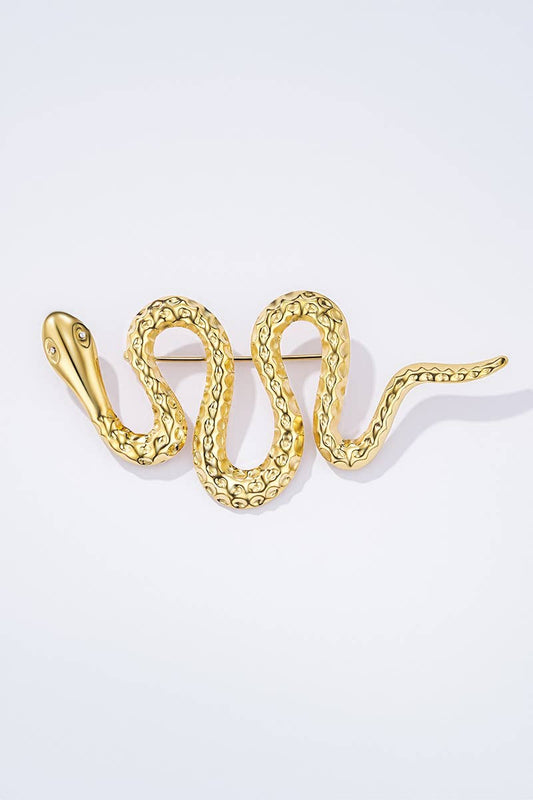Broche en acier inoxydable BHYRX110: Or / 100% Acier inoxydable