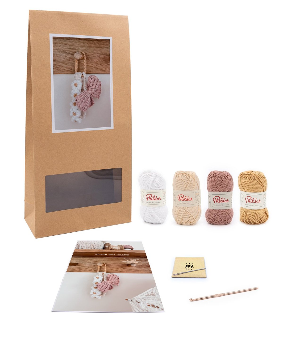 Kit Crochet Octobre Rose By Annab